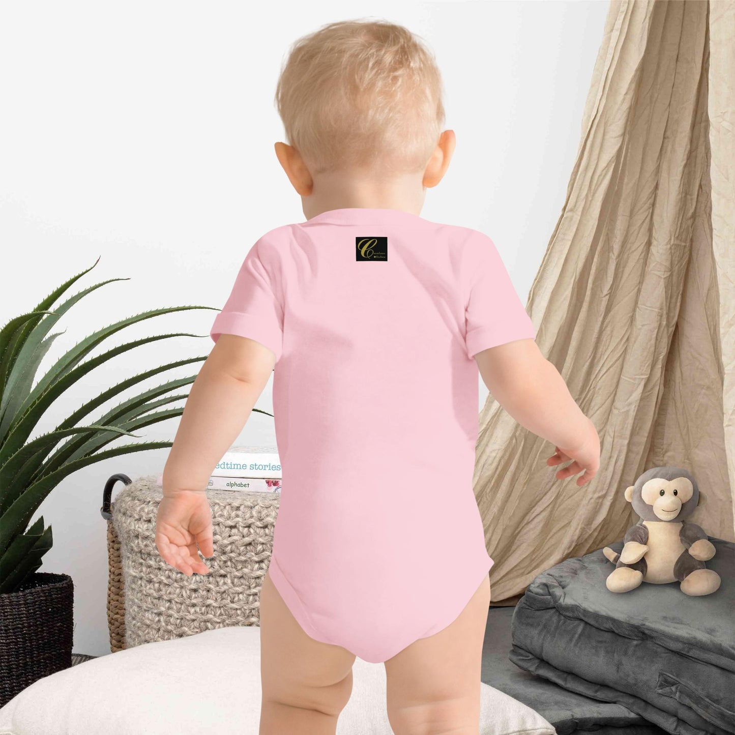 Body a maniche corte neonato Midnight