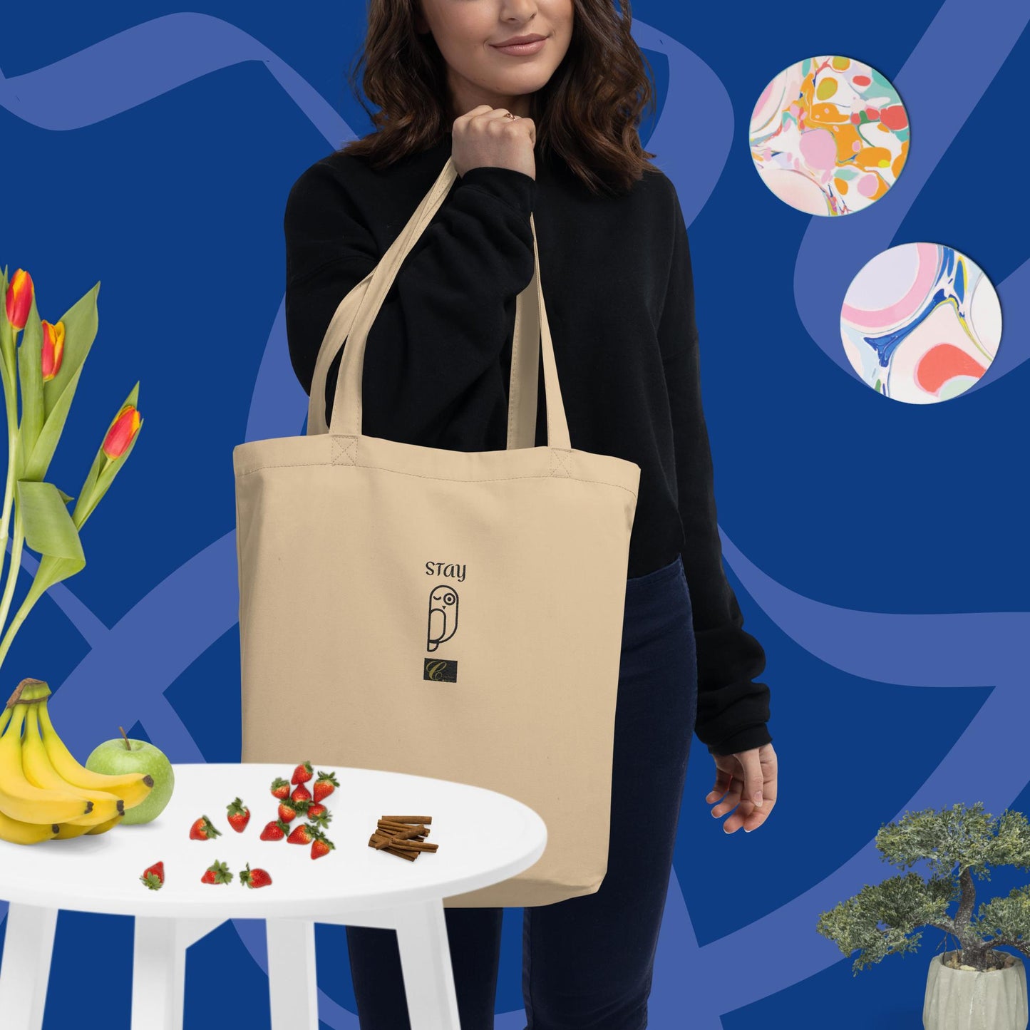 Shopping bag ecologica Uccellina