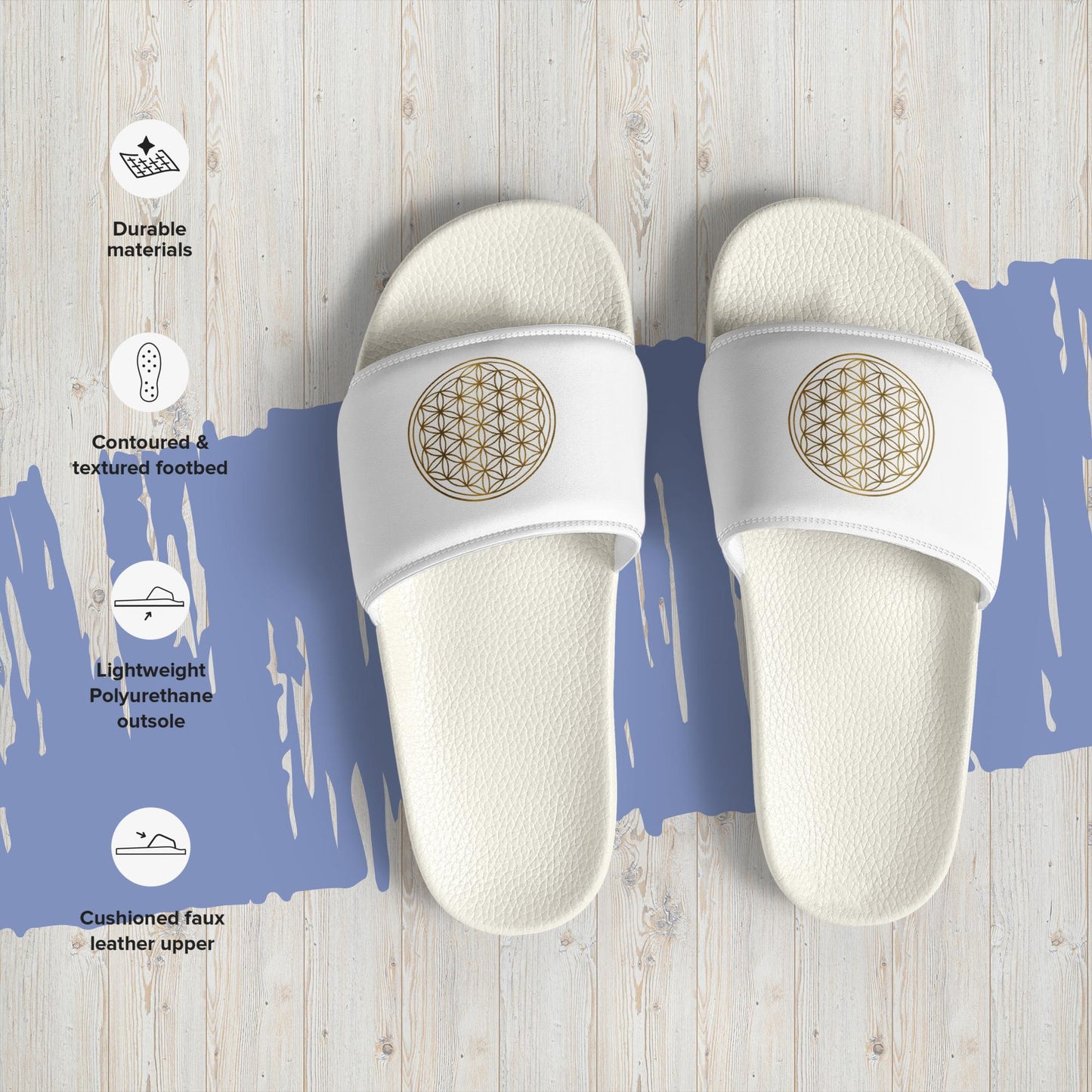 Ciabatte da uomo Fiore della vita