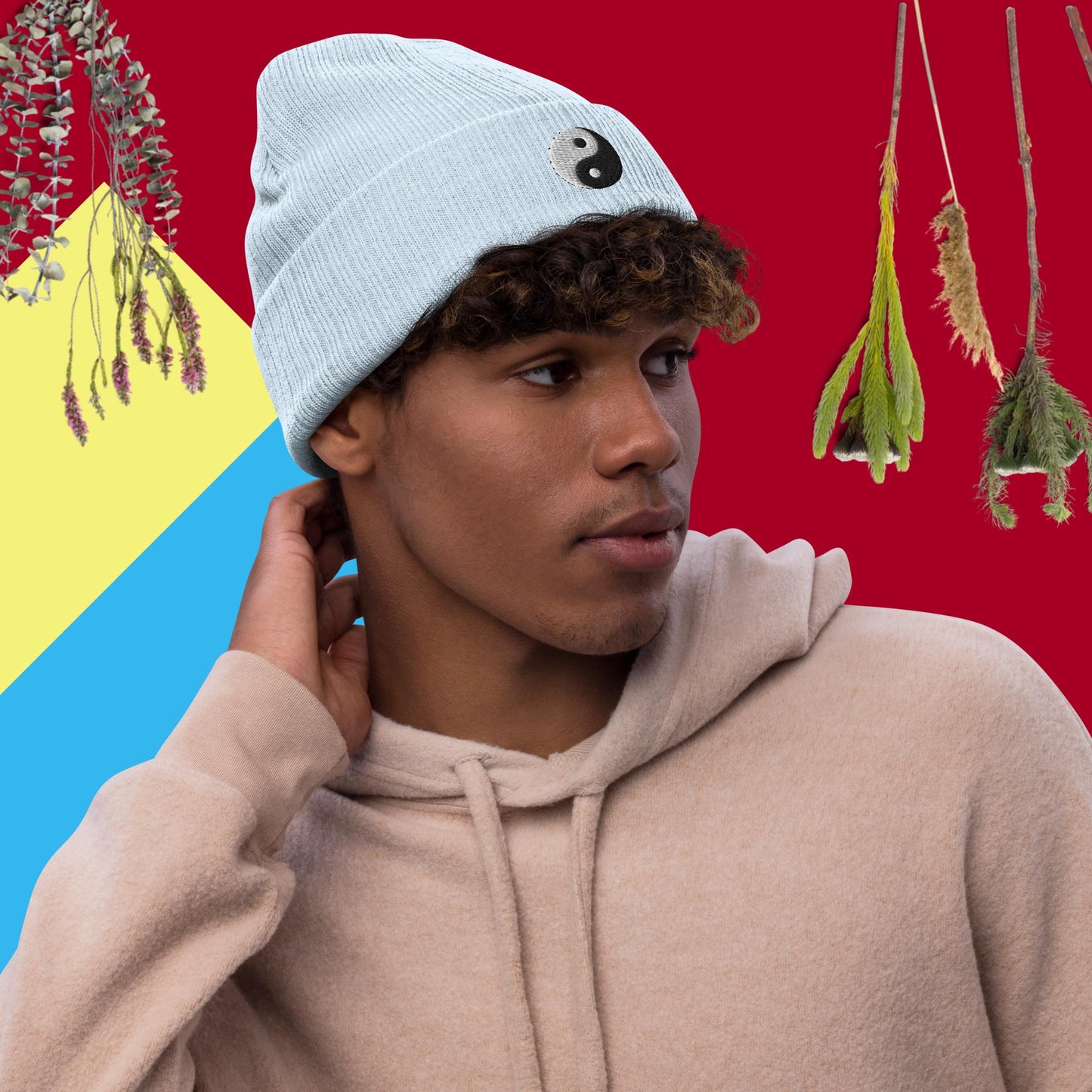 Berretto in maglia a coste TAO