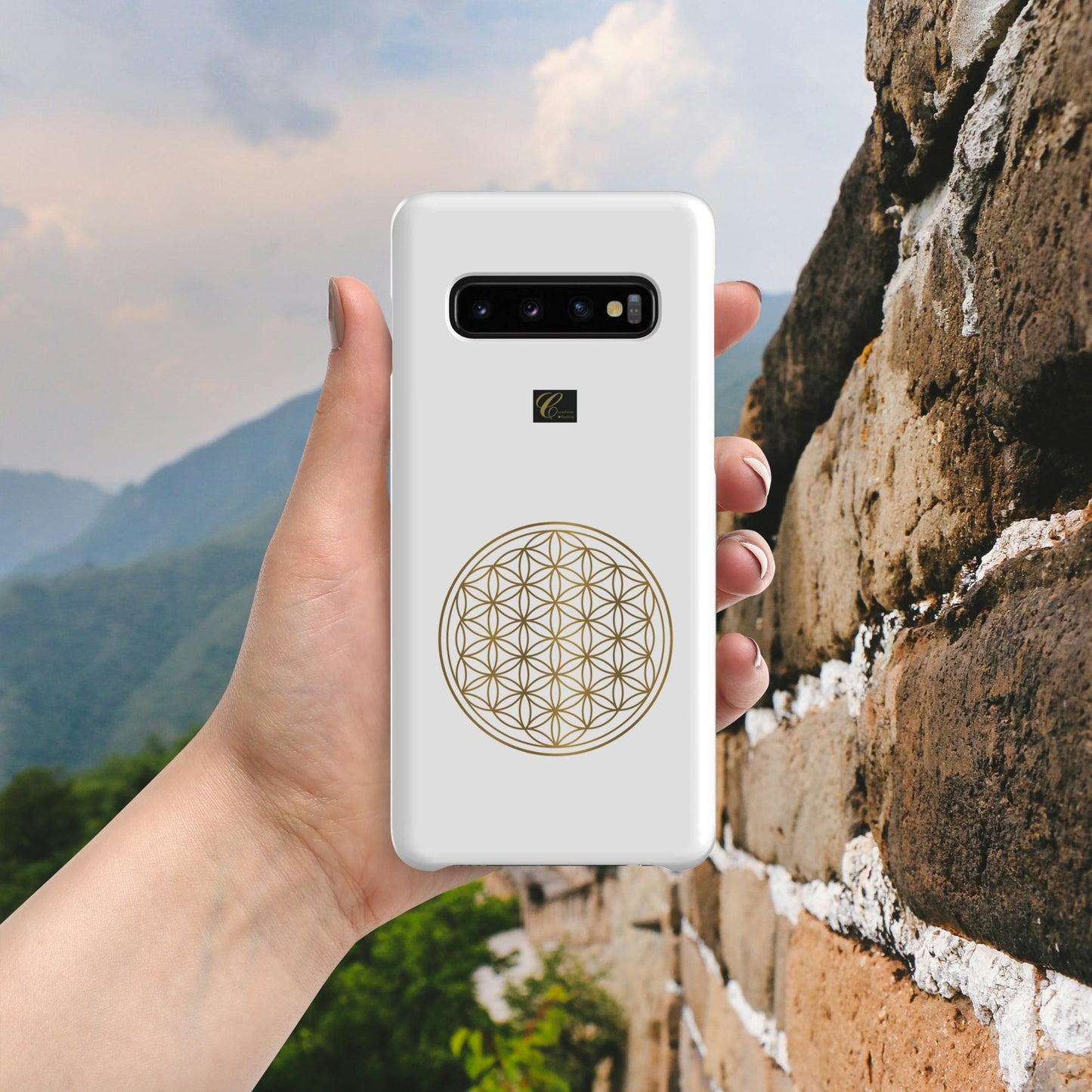 Cover con fibbia per Samsung® Fiore della vita