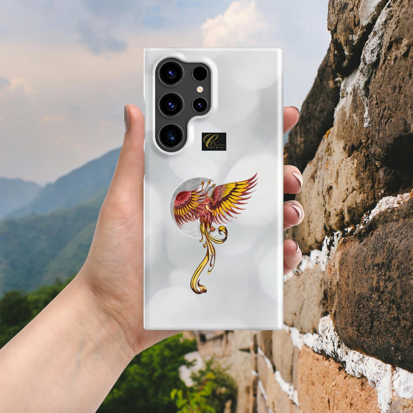 Cover con fibbia per Samsung® grigia