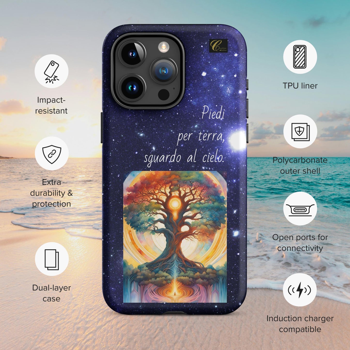 Cover iPhone rigida stelle