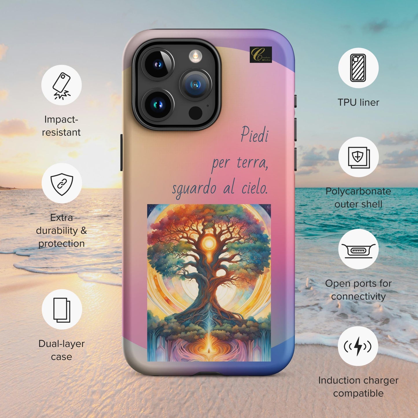 Cover iPhone rigida alba