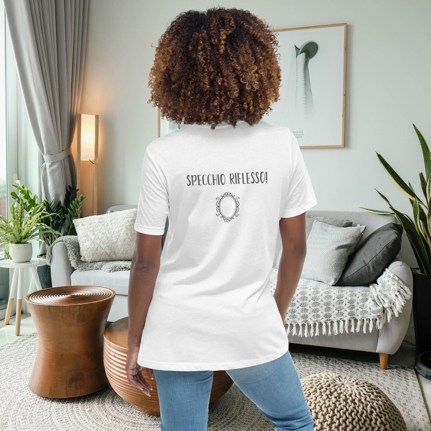 T-shirt relaxed fit donna Specchio Bianca