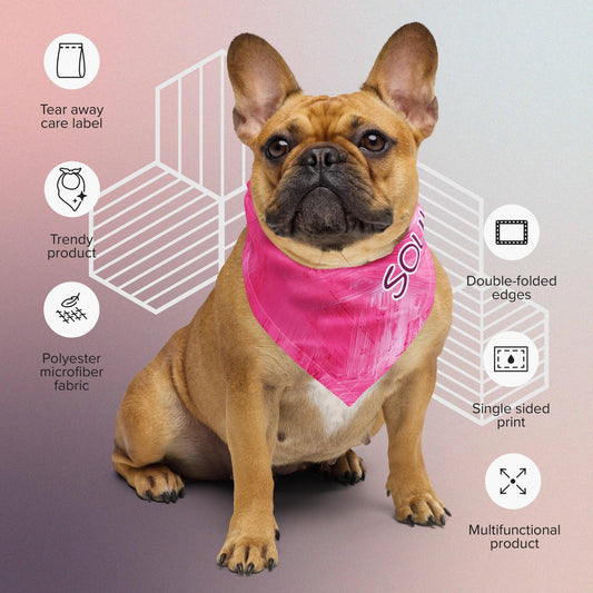 Foulard rosa per animaletti e loro umani