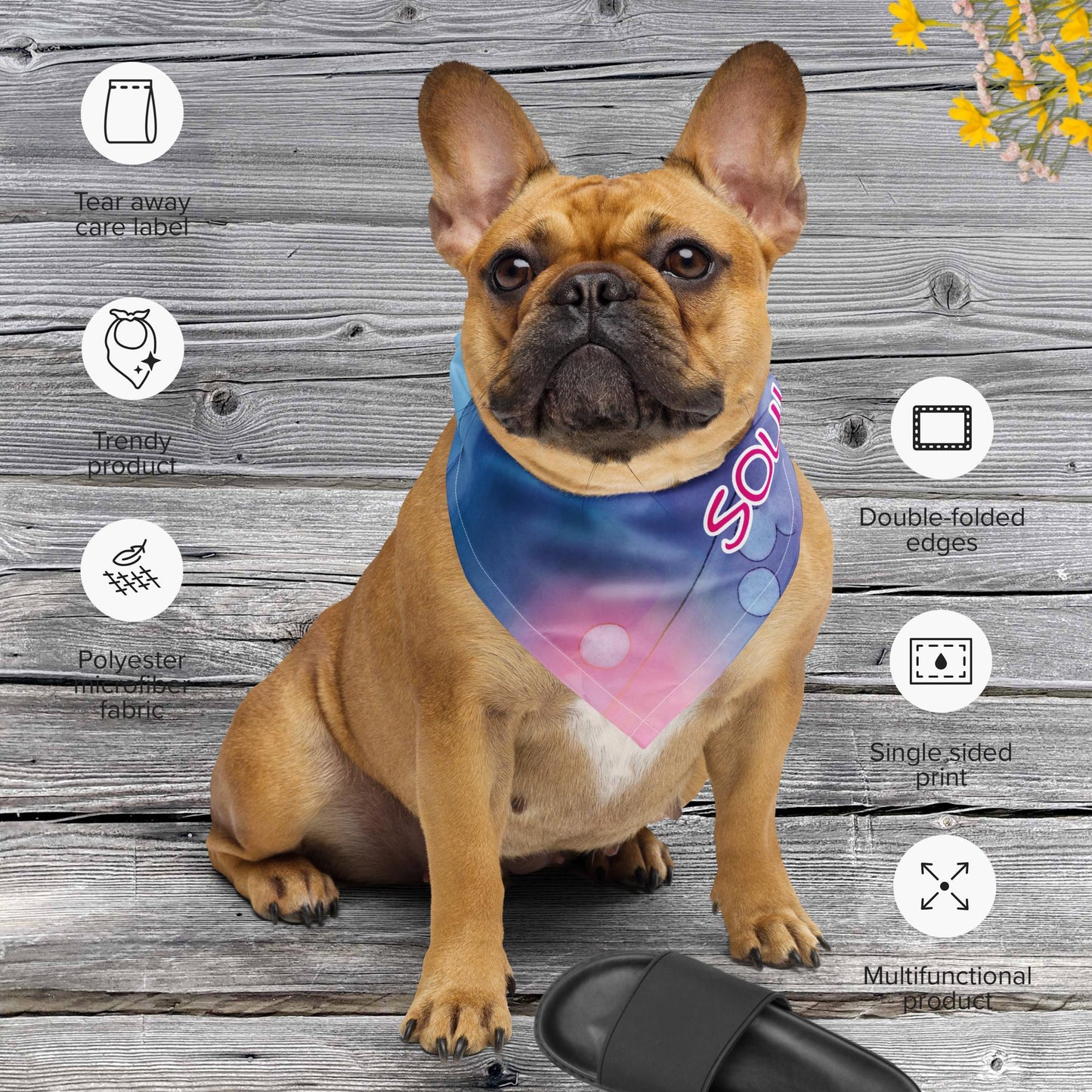 Foulard dipinto per animaletti e loro umani