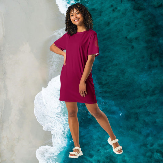 Copricostume Fiore della vita ciclamino