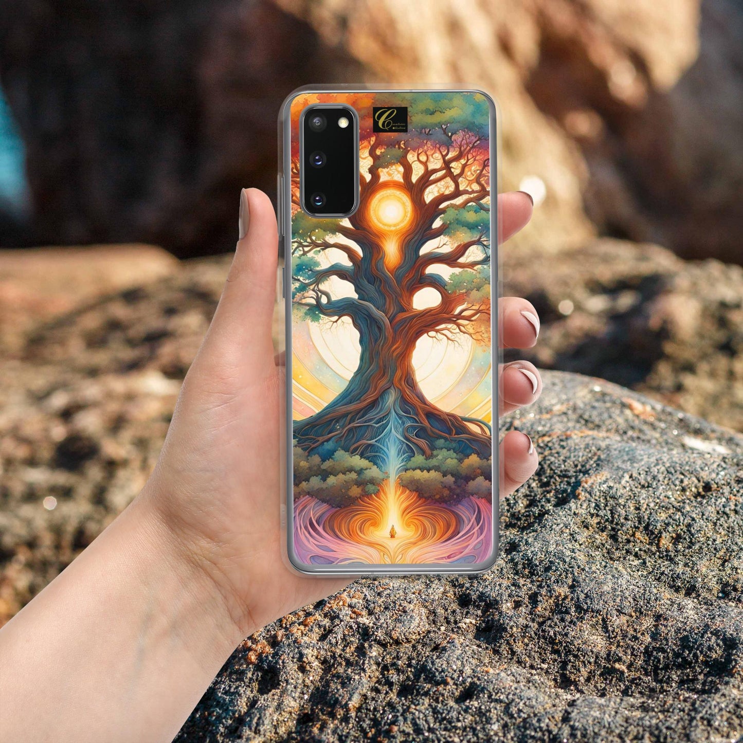 Cover Samsung® trasparente Albero