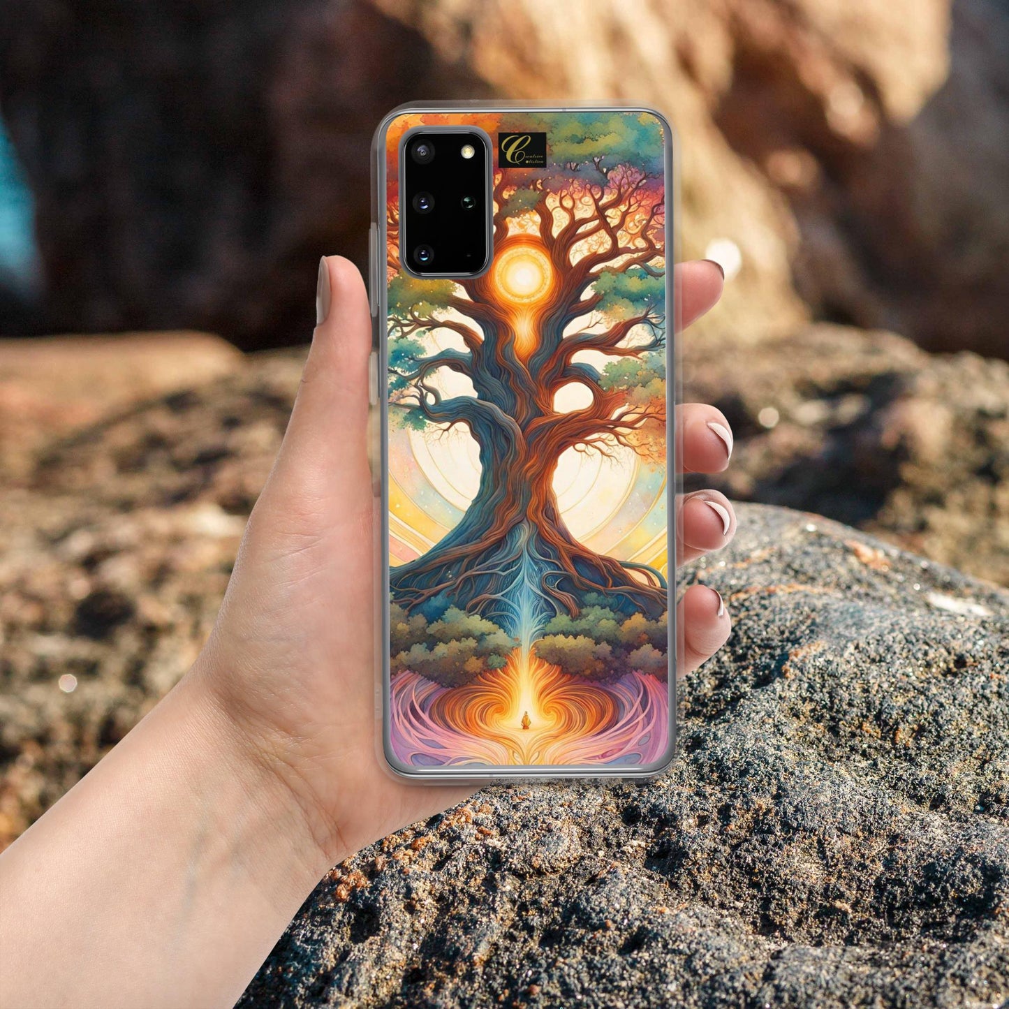 Cover Samsung® trasparente Albero