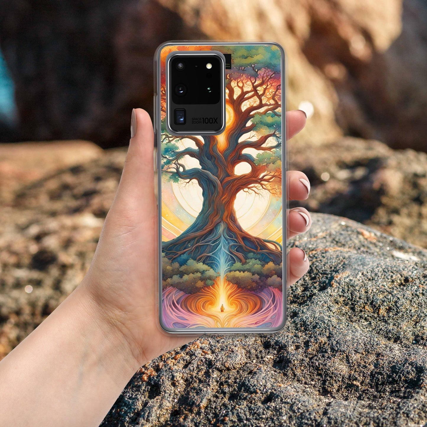 Cover Samsung® trasparente Albero