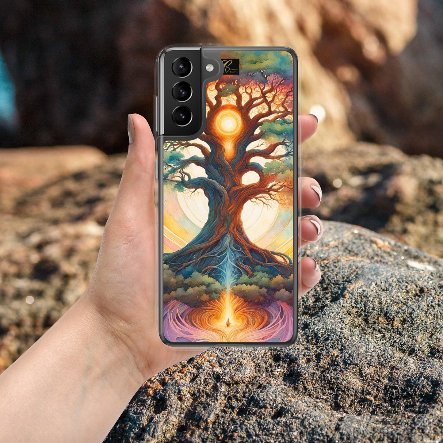 Cover Samsung® trasparente Albero