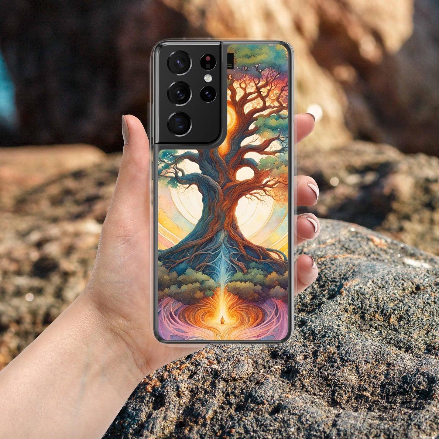 Cover Samsung® trasparente Albero