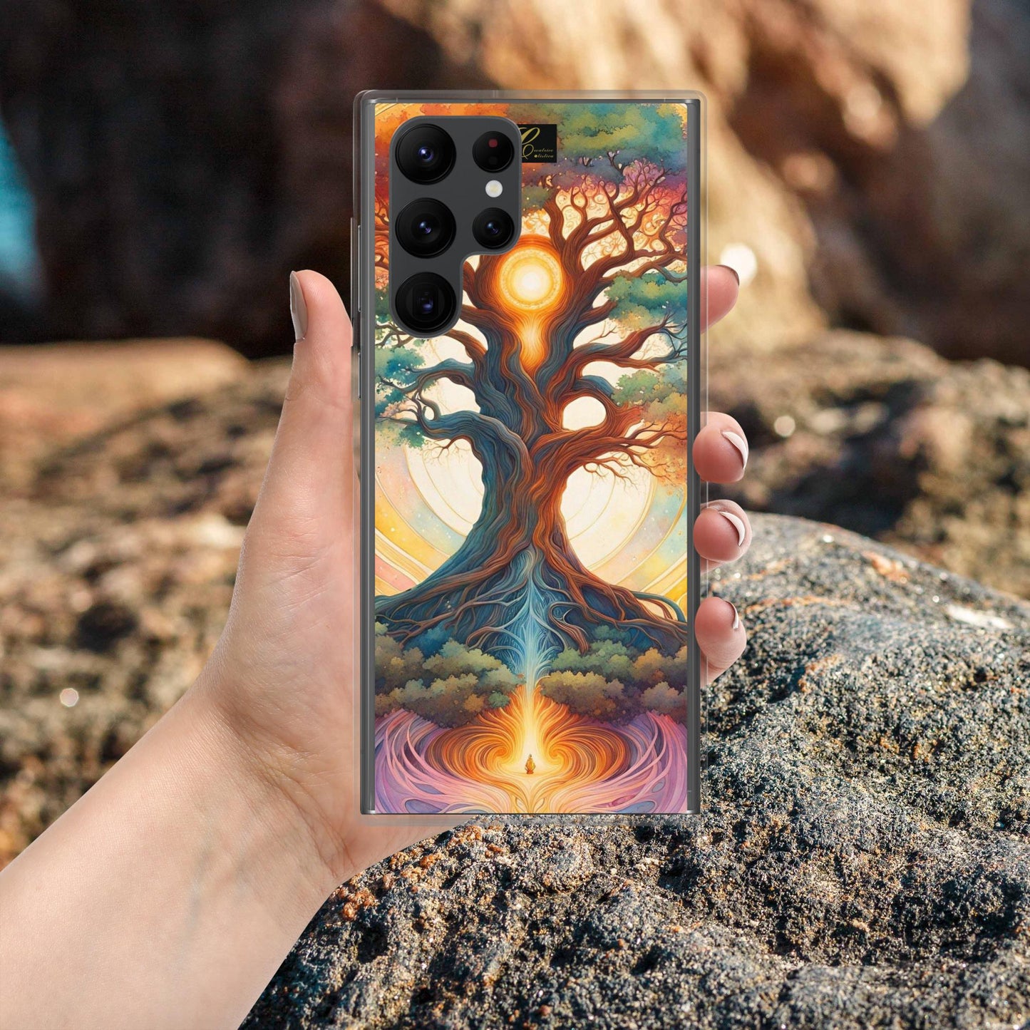 Cover Samsung® trasparente Albero