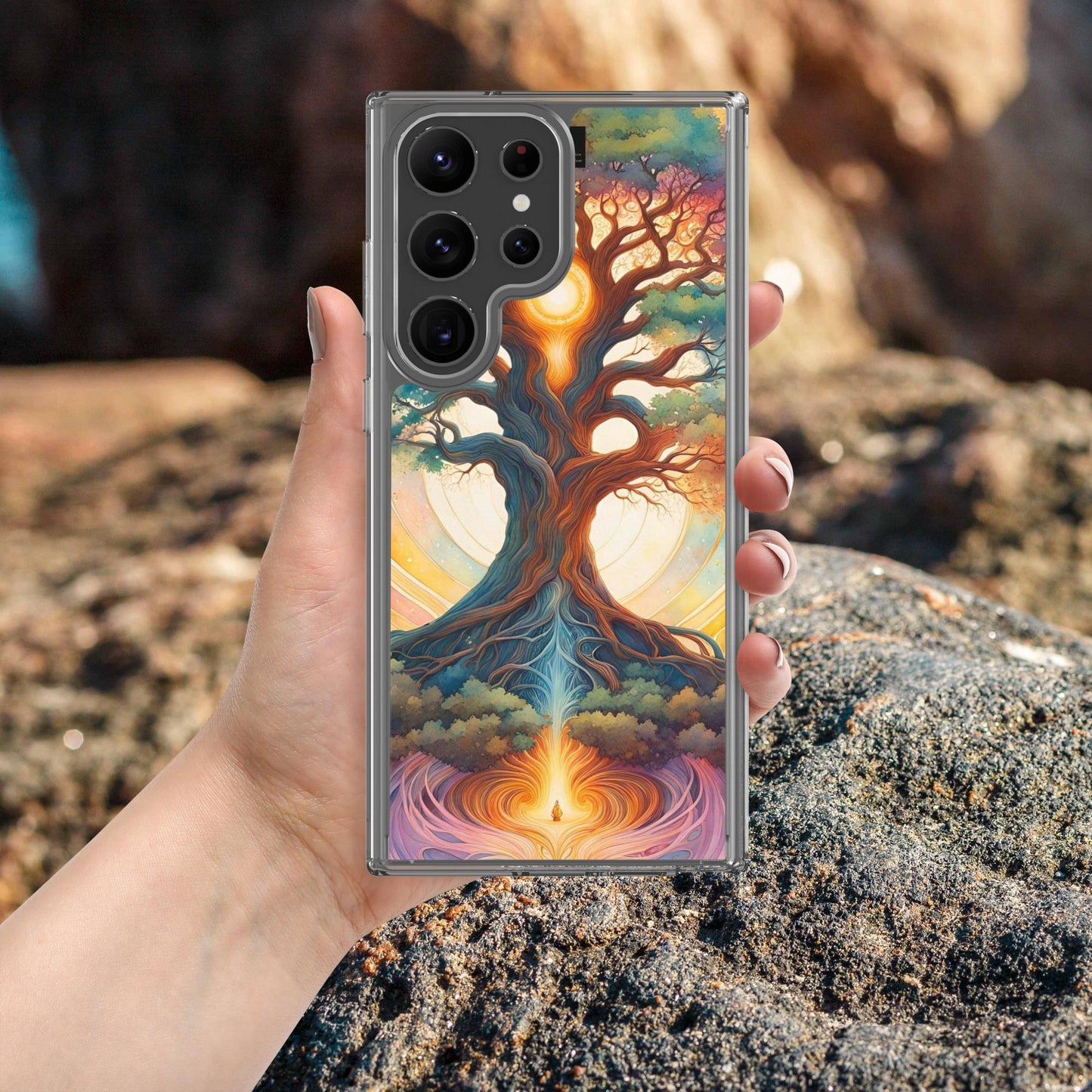 Cover Samsung® trasparente Albero