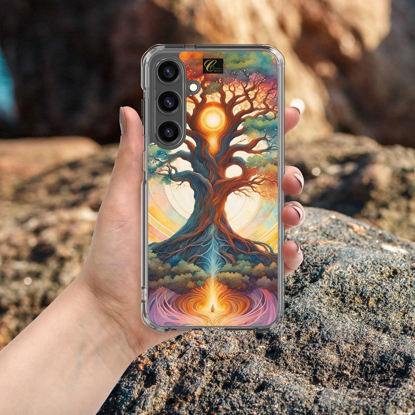 Cover Samsung® trasparente Albero