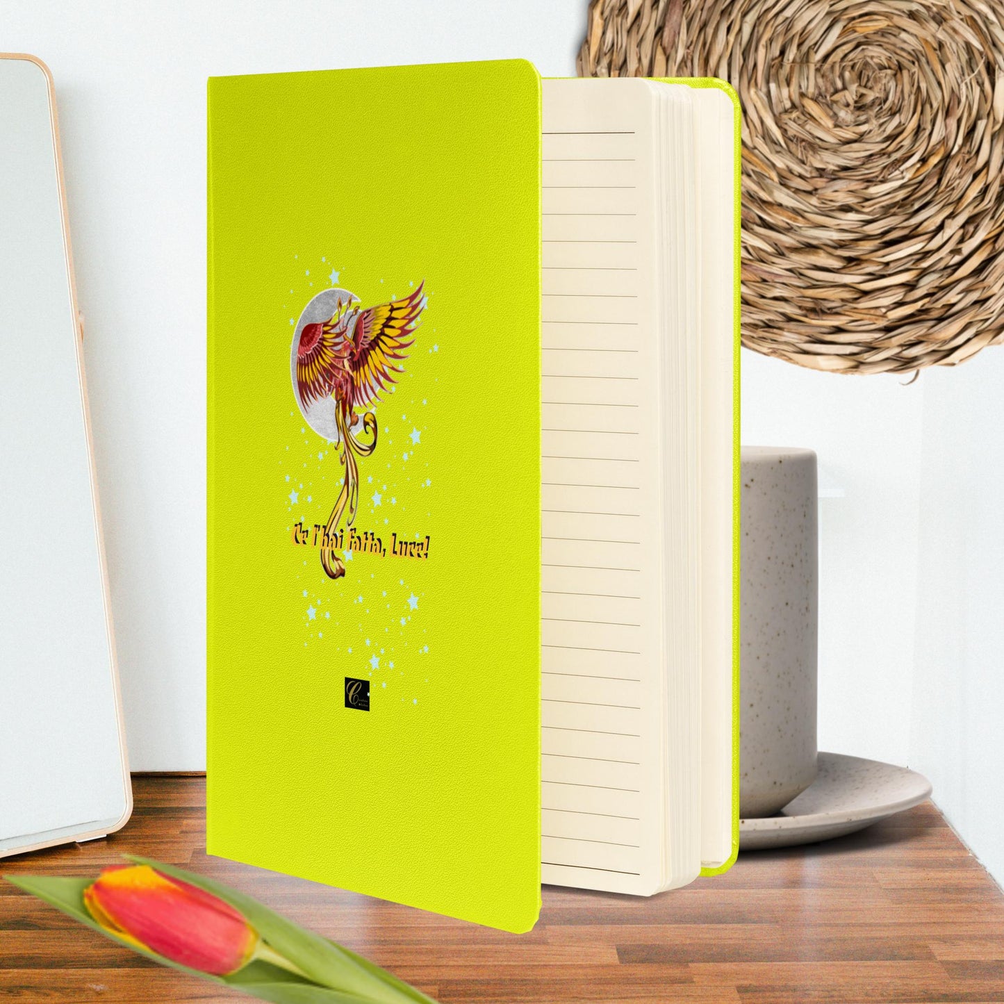 Taccuino a spirale con copertina rigida Aaba Fenice