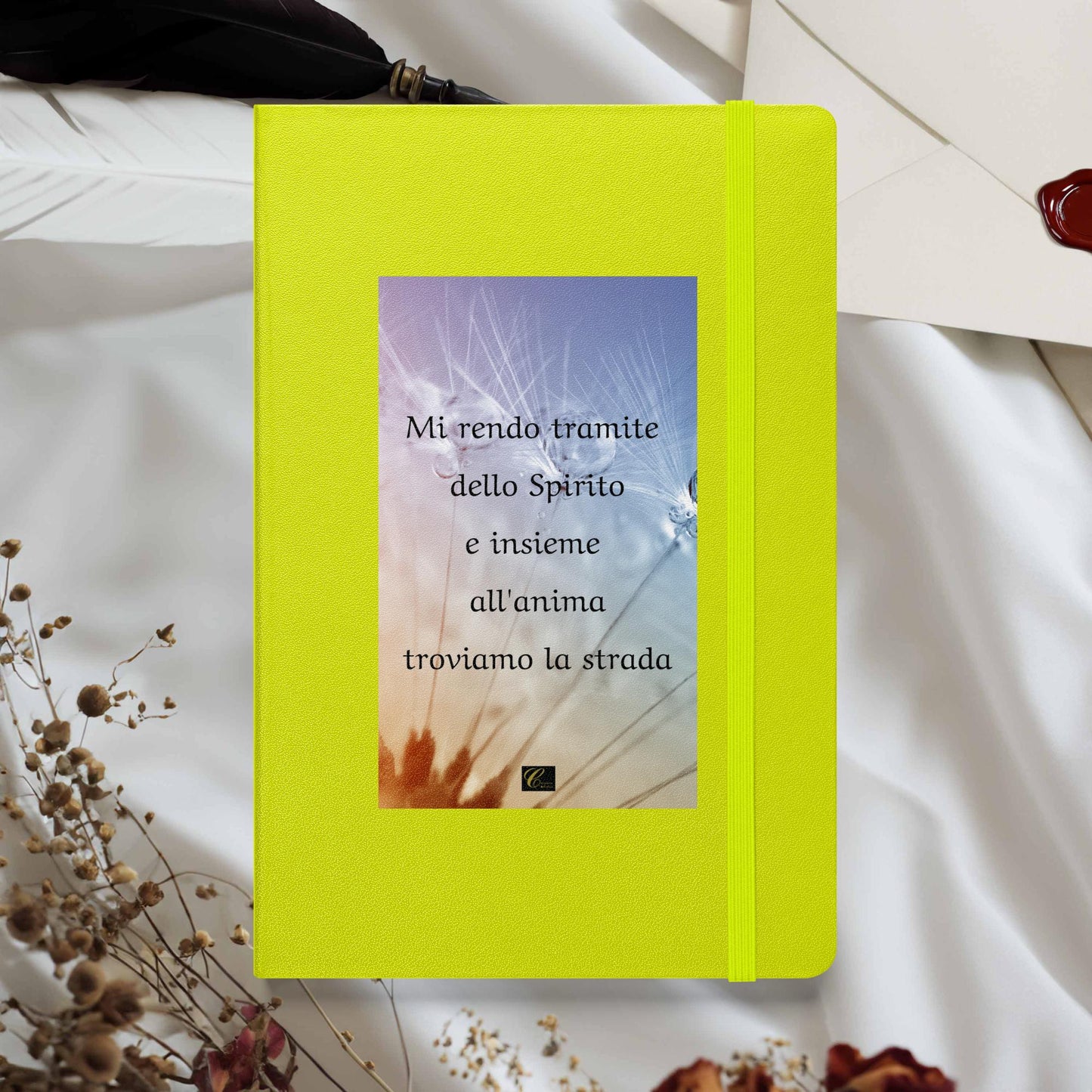 Taccuino a spirale con copertina rigida Soffio