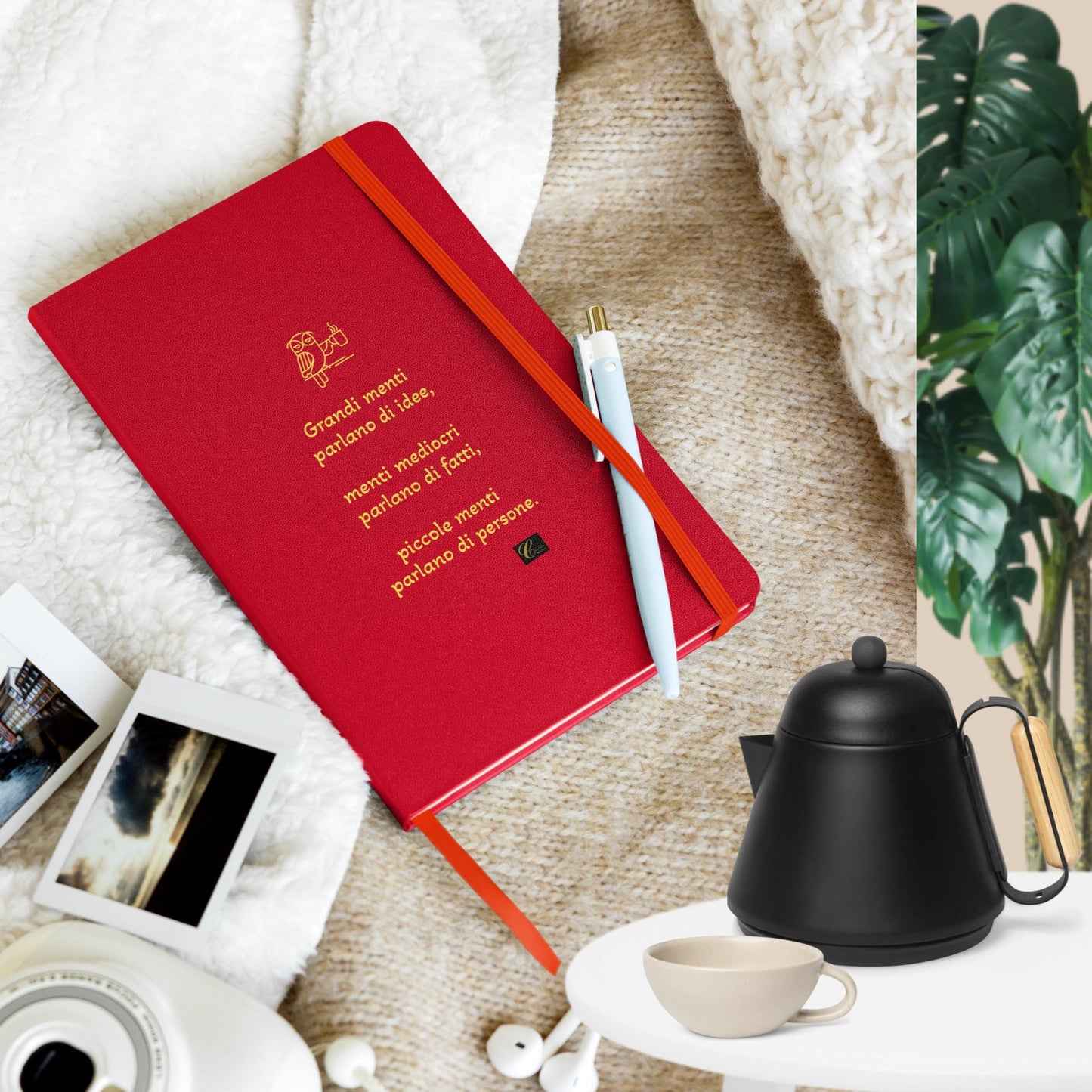 Taccuino a spirale con copertina rigida Gufetto