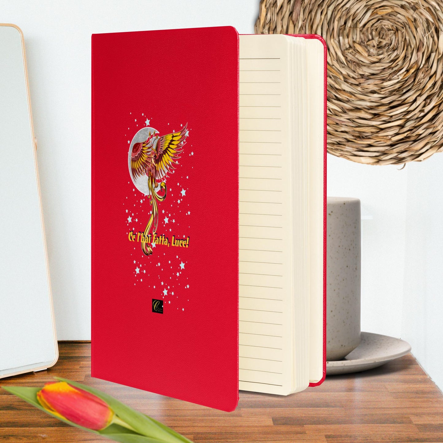 Taccuino a spirale con copertina rigida Aaba Fenice