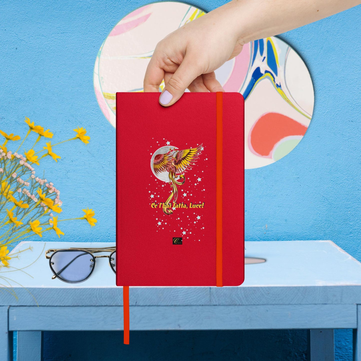 Taccuino a spirale con copertina rigida Aaba Fenice