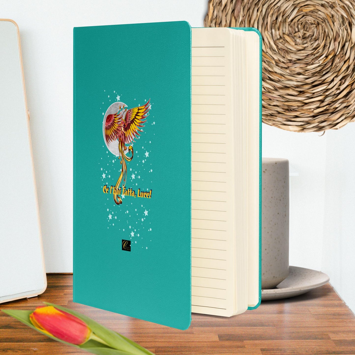 Taccuino a spirale con copertina rigida Aaba Fenice