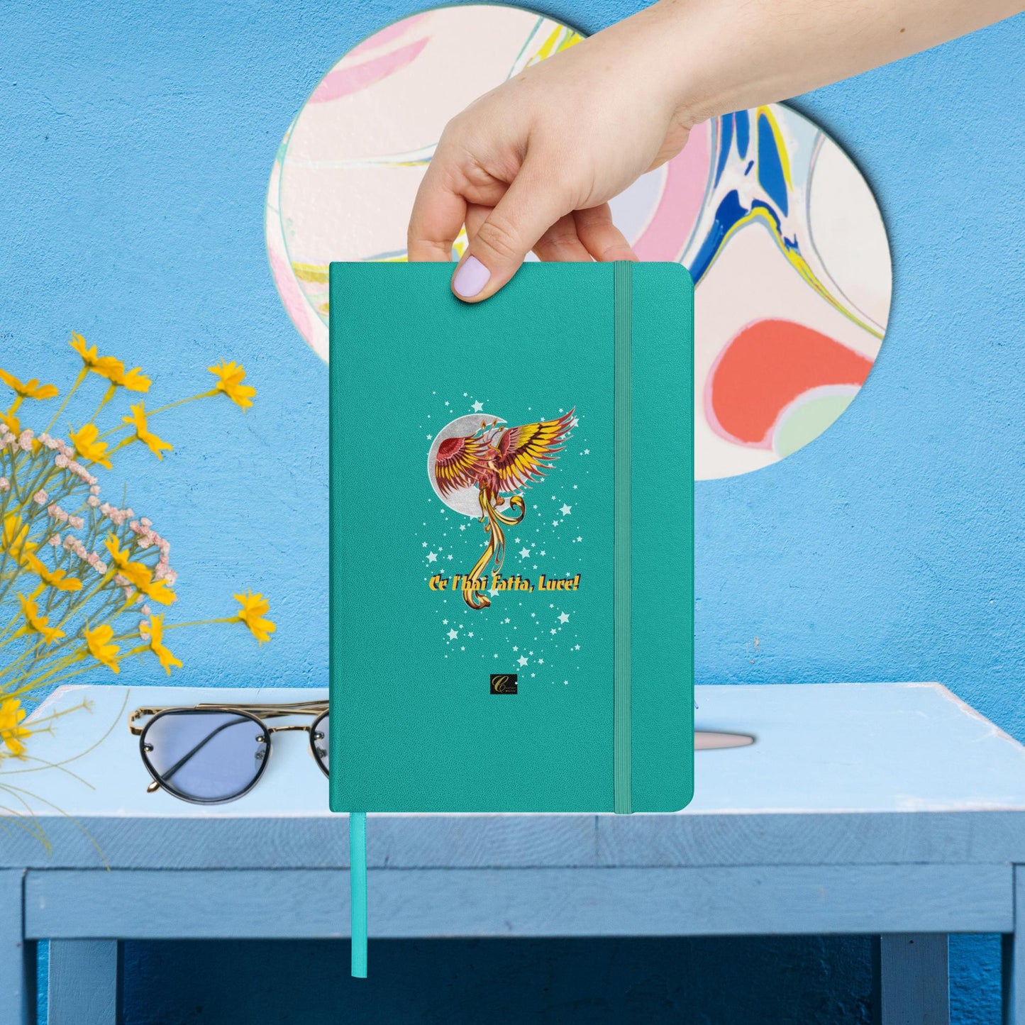 Taccuino a spirale con copertina rigida Aaba Fenice