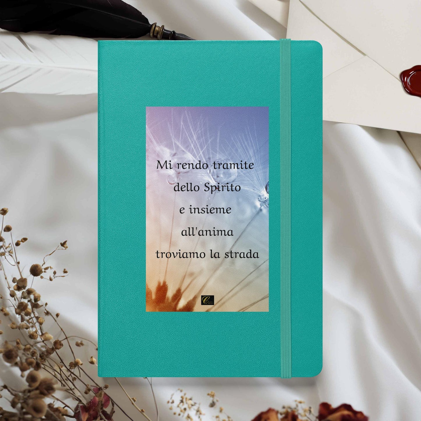 Taccuino a spirale con copertina rigida Soffio