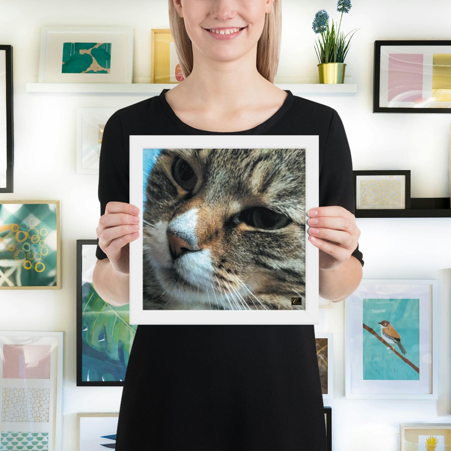 Poster in carta fotografica con cornice Midnight III