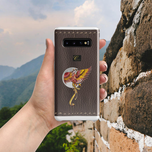 Cover con fibbia per Samsung® marrone