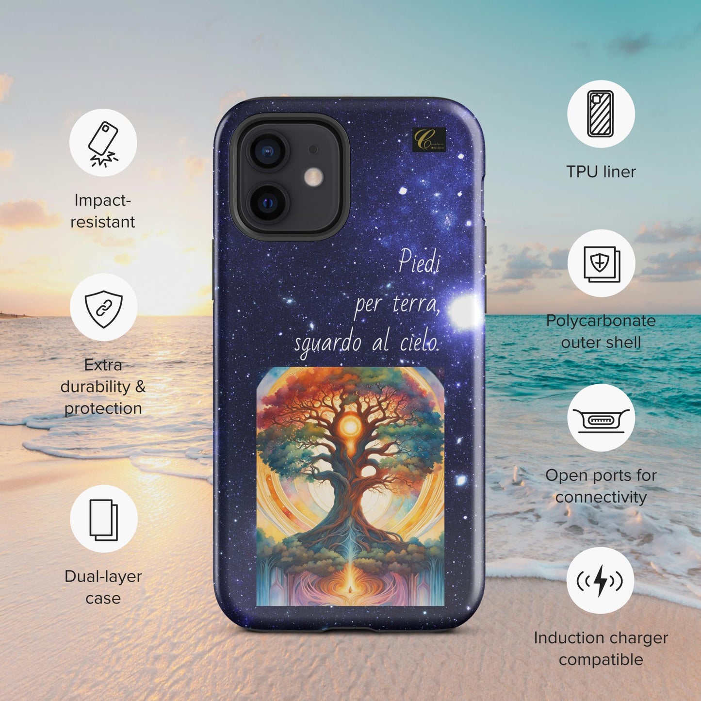 Cover iPhone rigida stelle