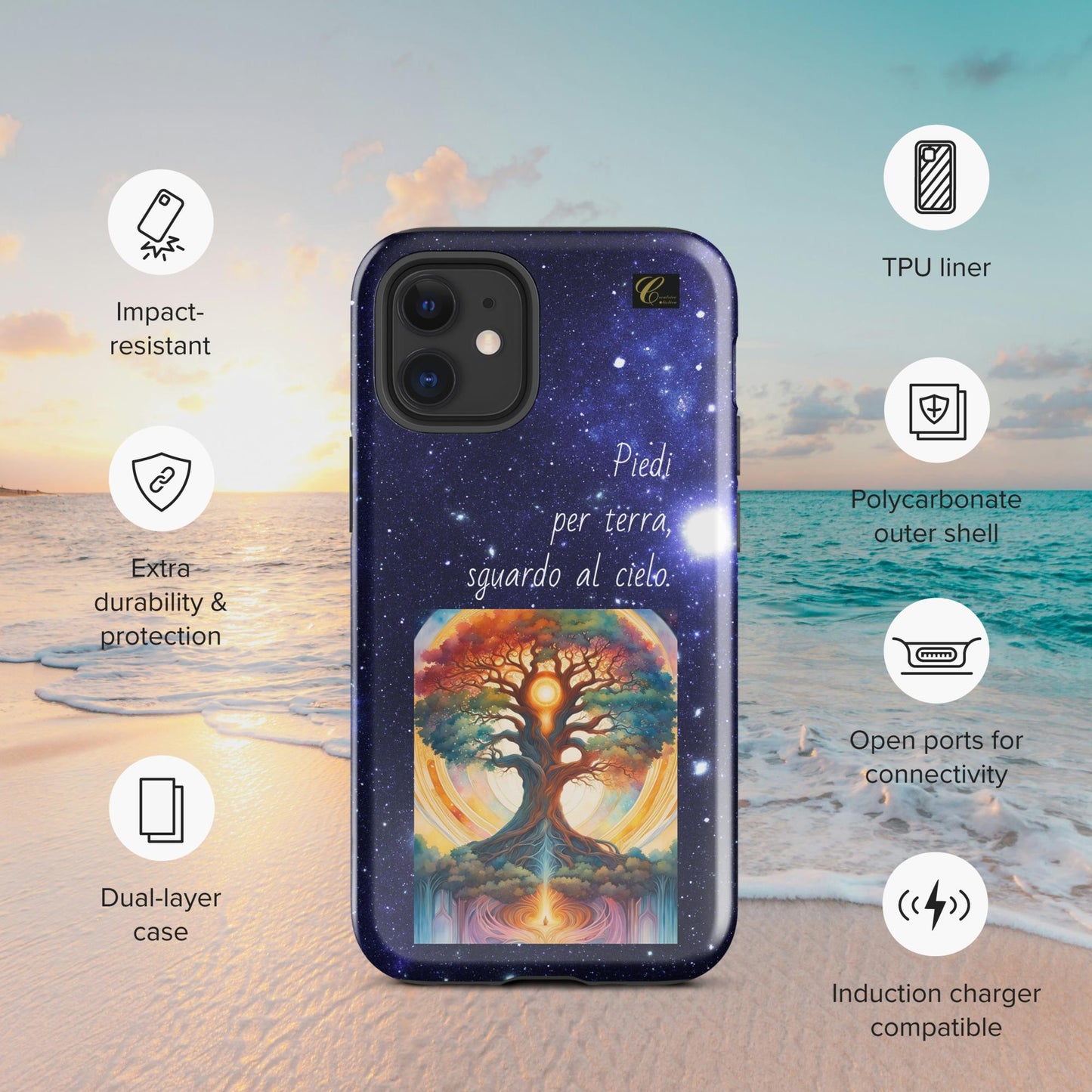 Cover iPhone rigida stelle