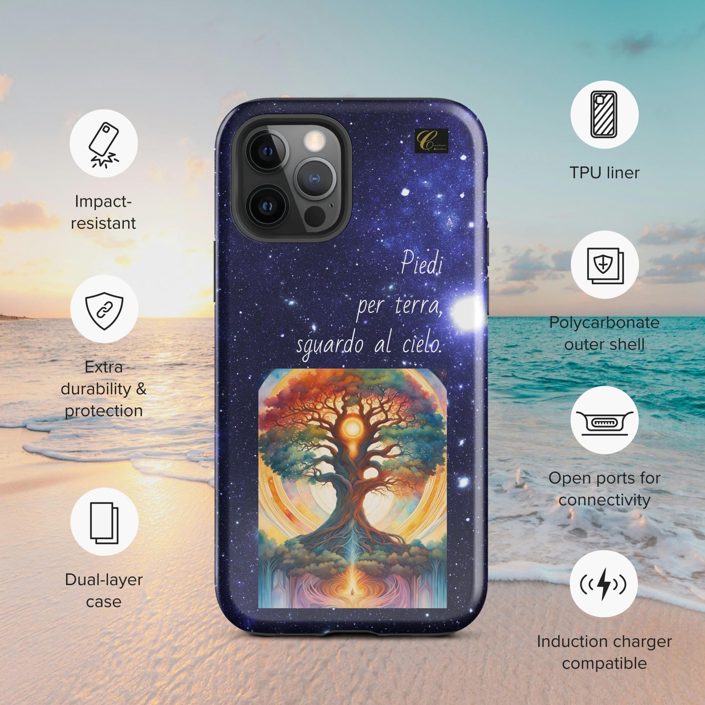 Cover iPhone rigida stelle