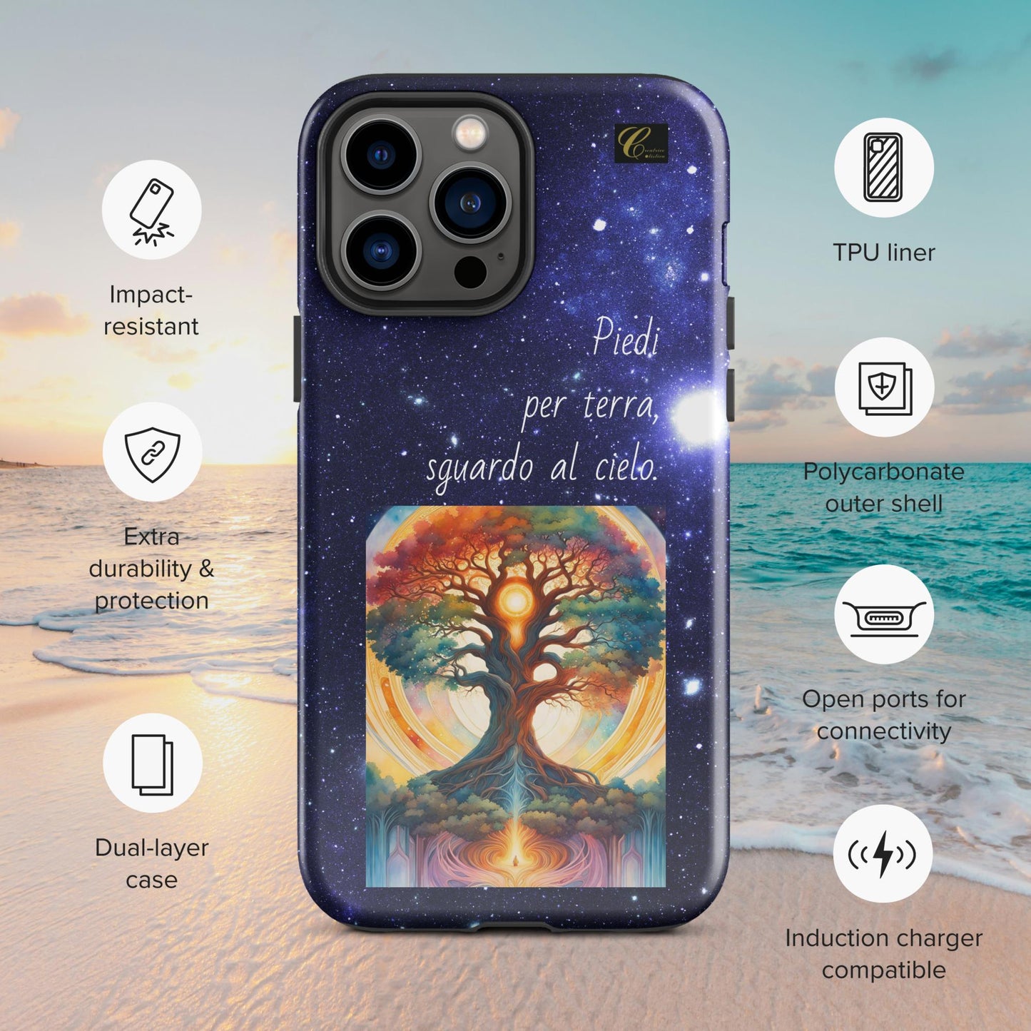 Cover iPhone rigida stelle