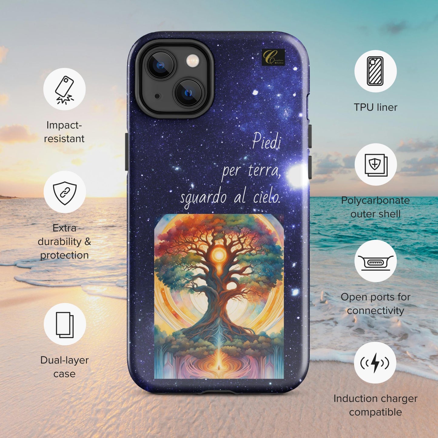 Cover iPhone rigida stelle