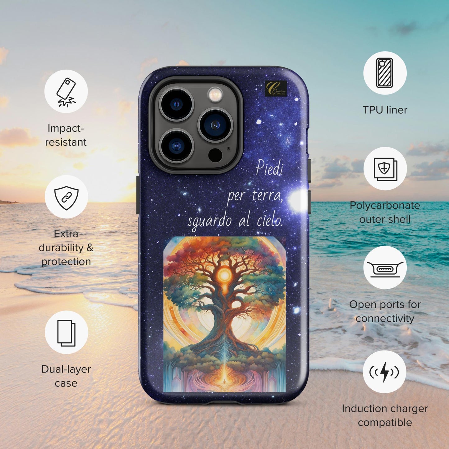 Cover iPhone rigida stelle