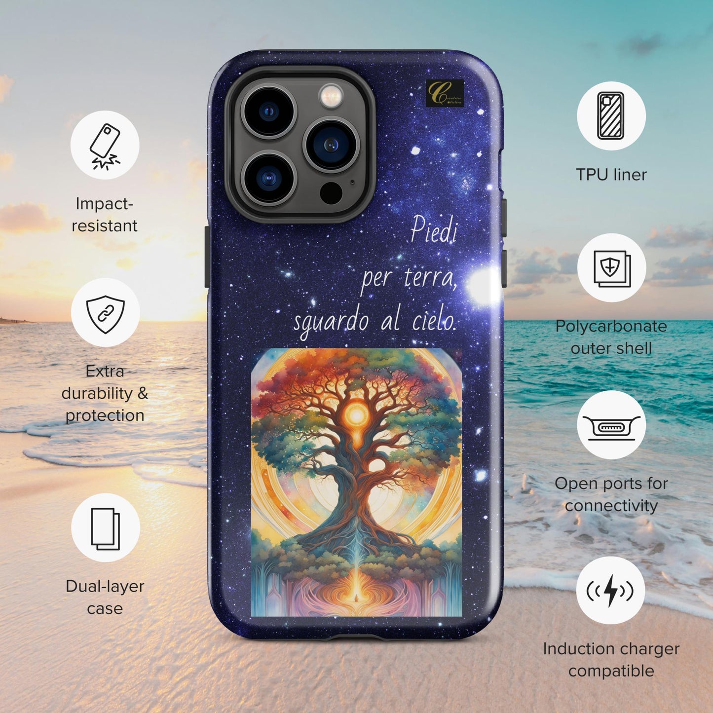 Cover iPhone rigida stelle