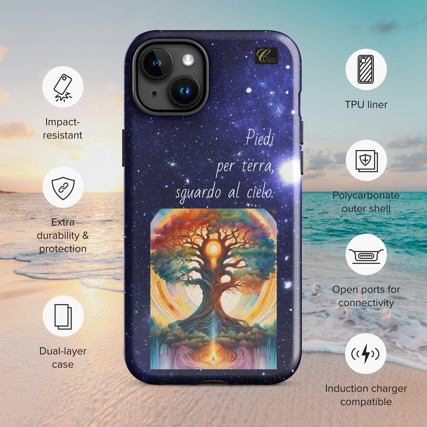 Cover iPhone rigida stelle