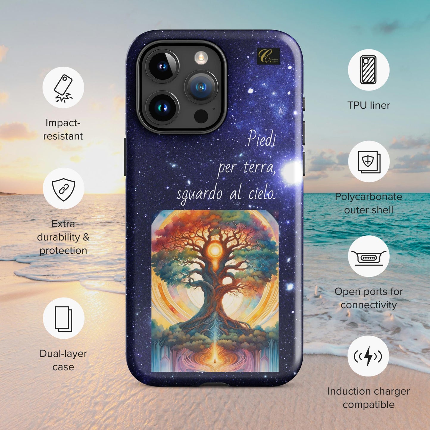 Cover iPhone rigida stelle