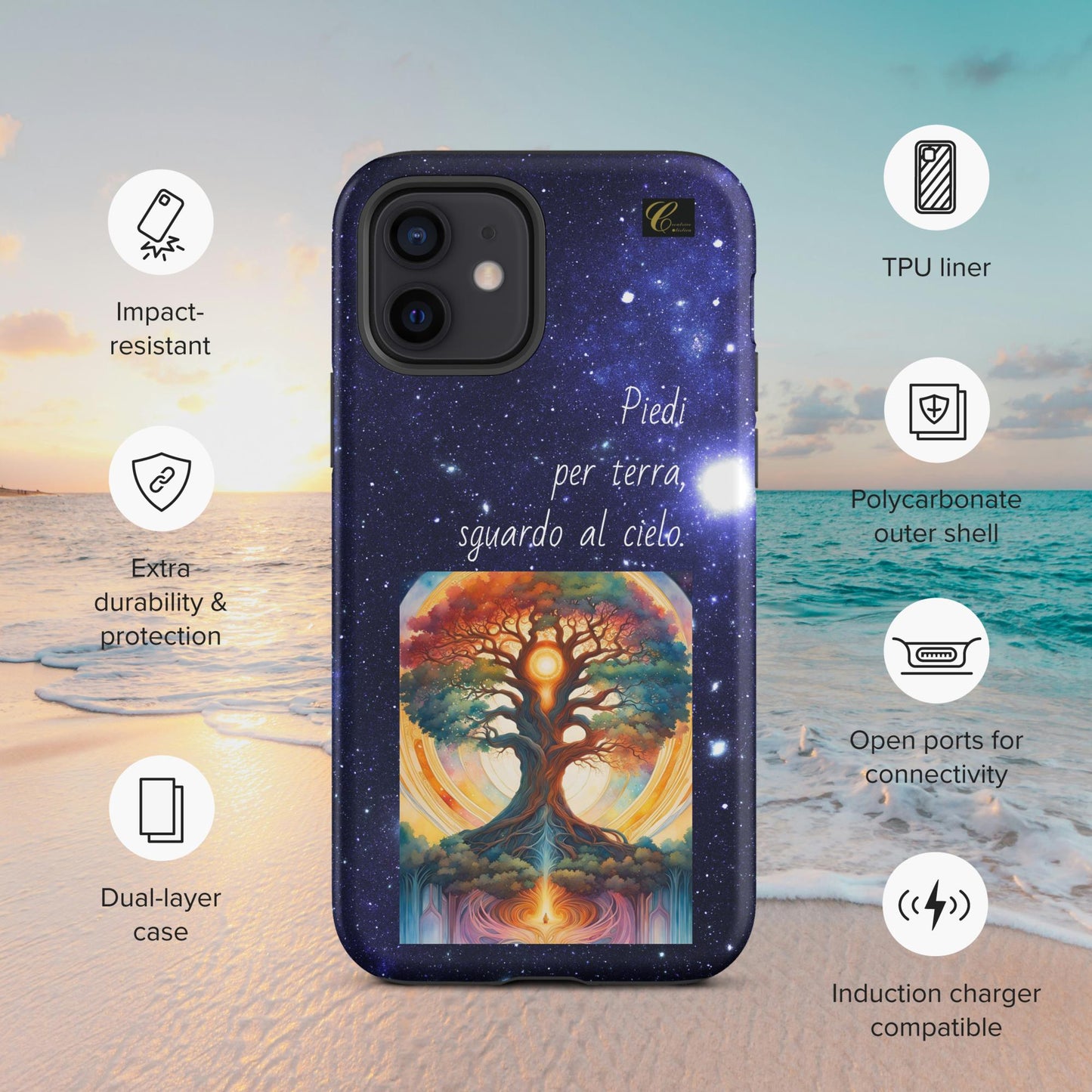 Cover iPhone rigida stelle