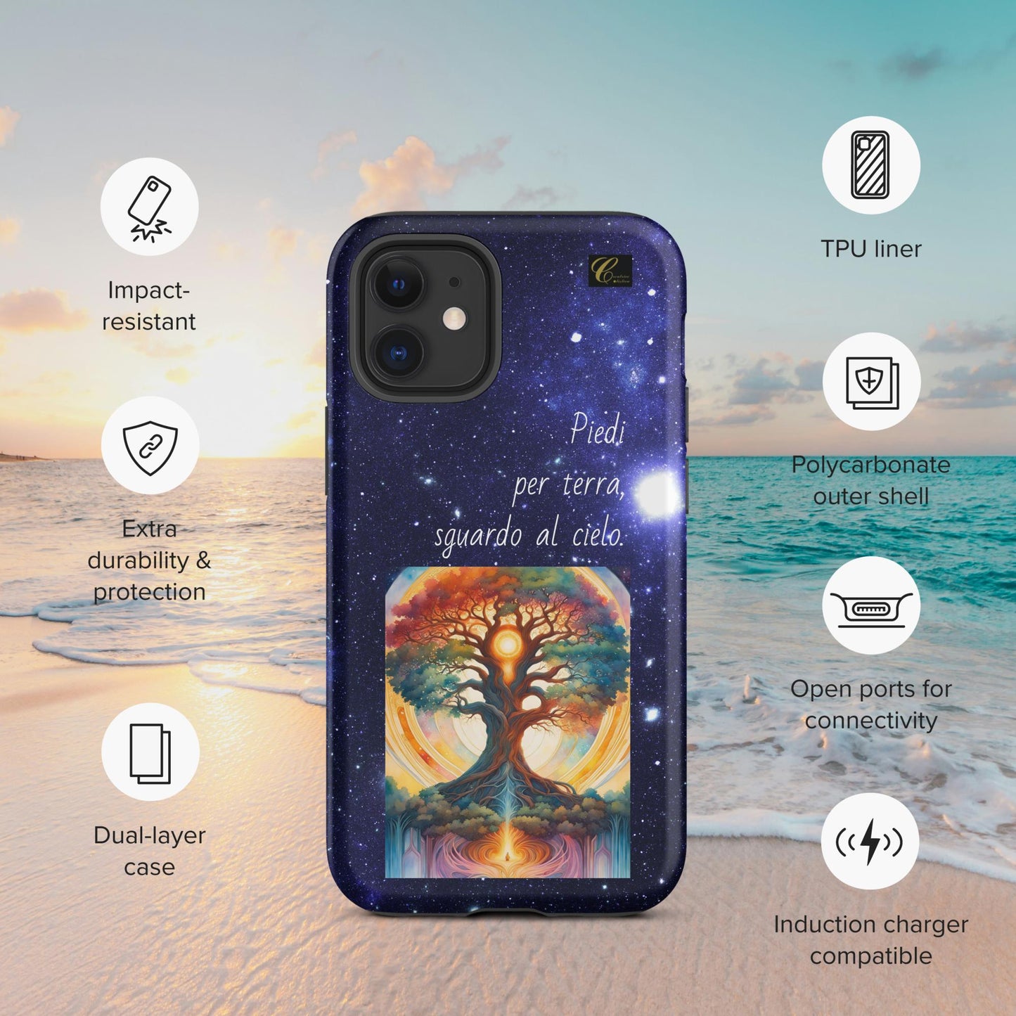 Cover iPhone rigida stelle