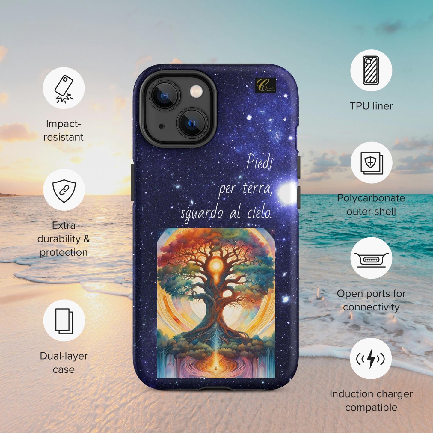 Cover iPhone rigida stelle