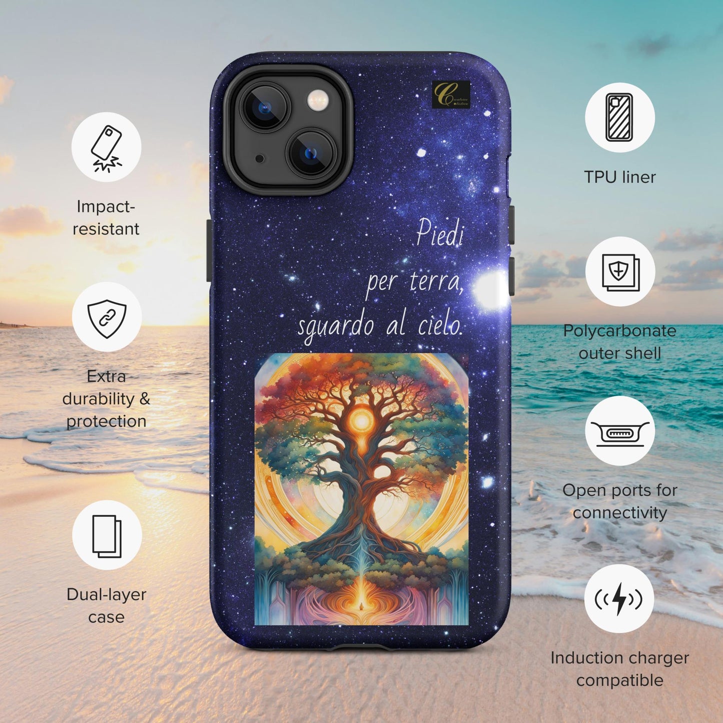 Cover iPhone rigida stelle