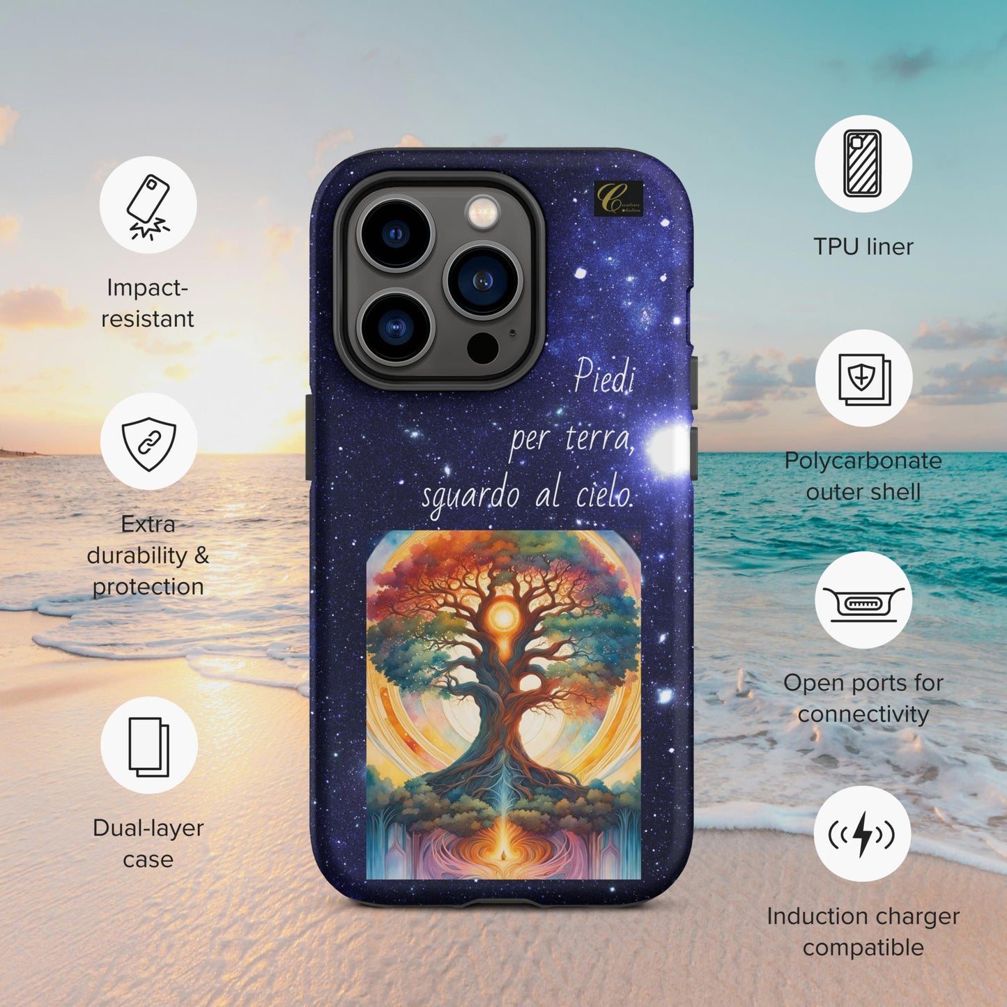 Cover iPhone rigida stelle