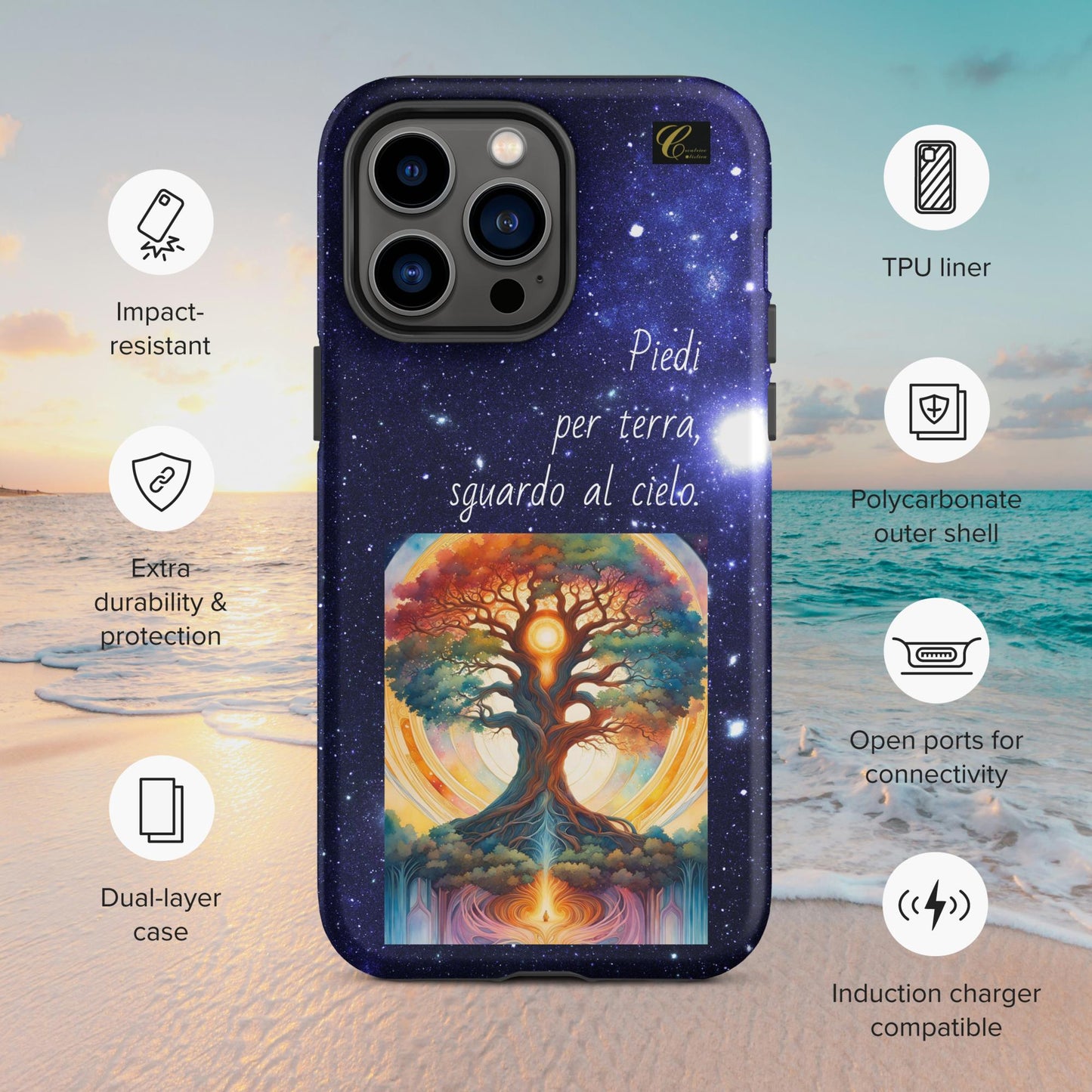 Cover iPhone rigida stelle