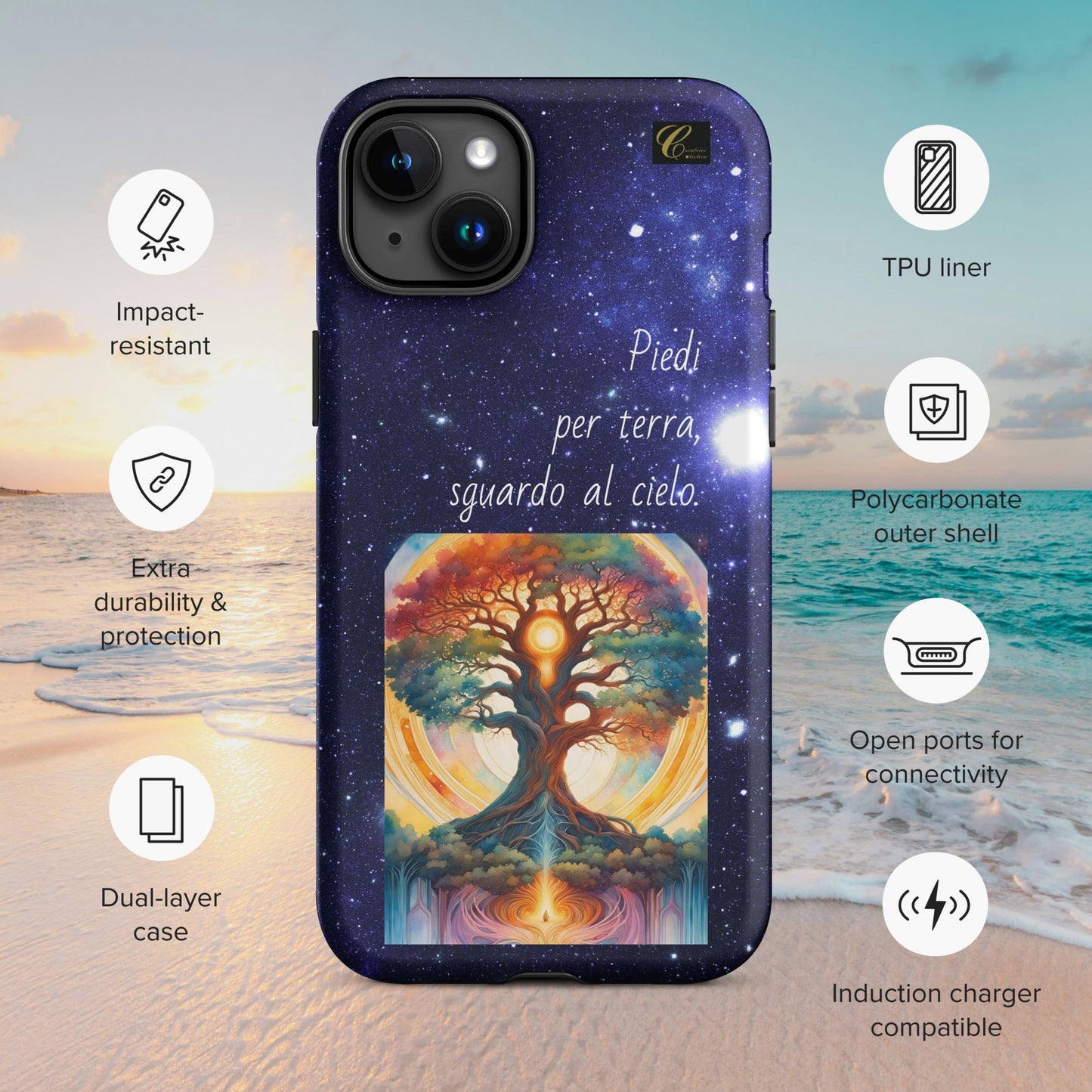 Cover iPhone rigida stelle