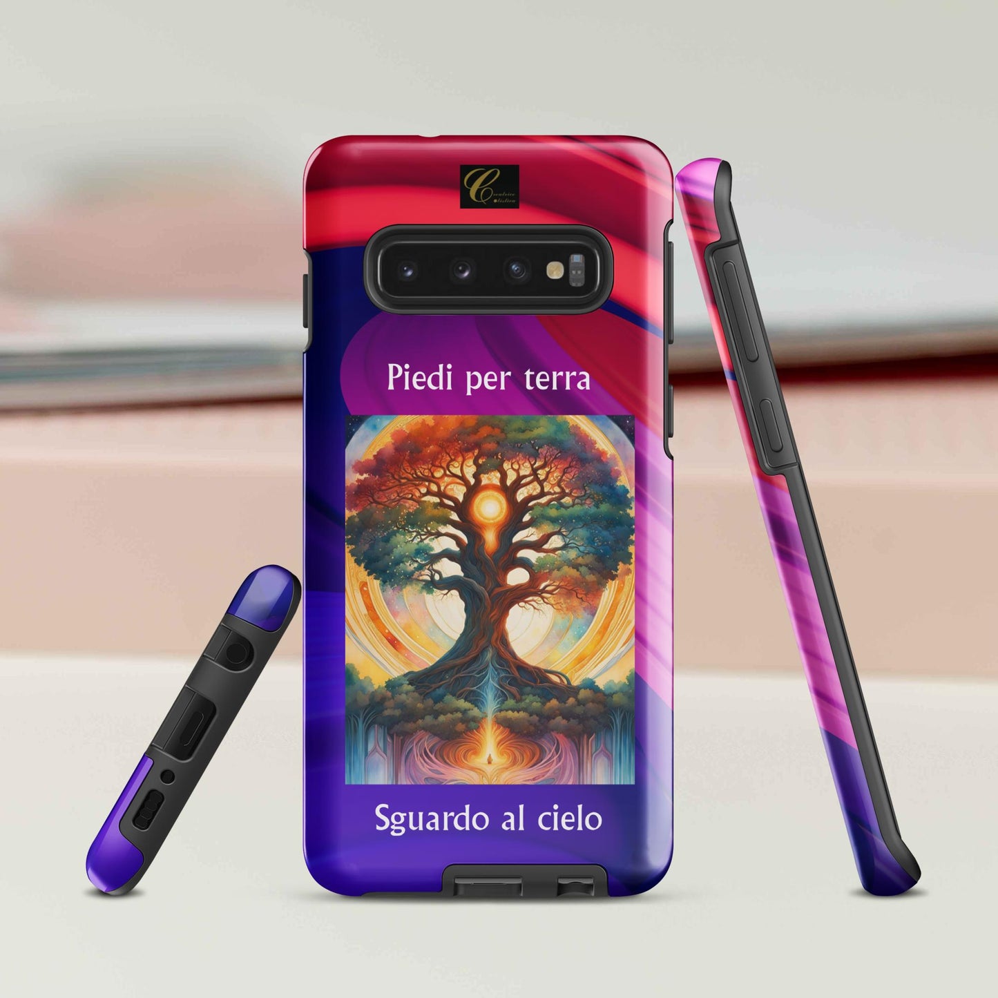 Cover resistente per Samsung® Albero fluo