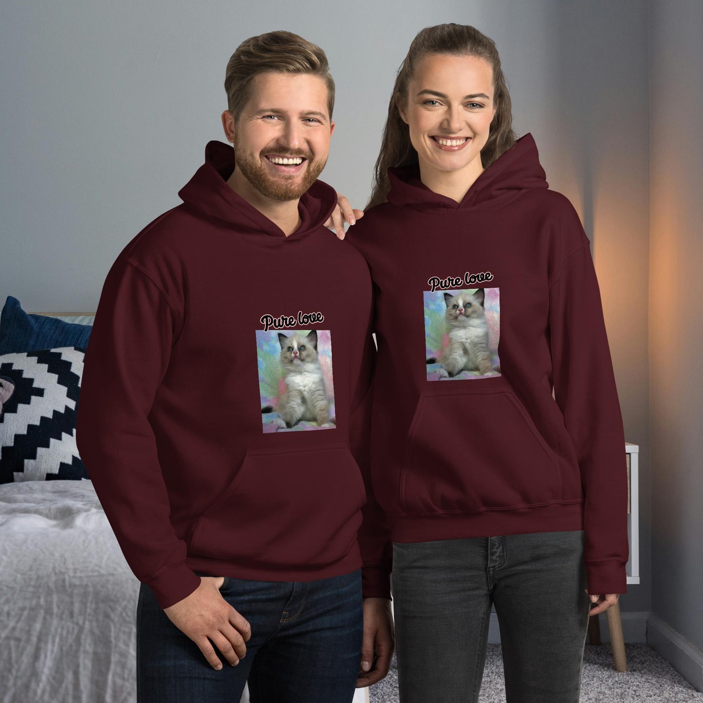 Felpa con cappuccio Fluffy