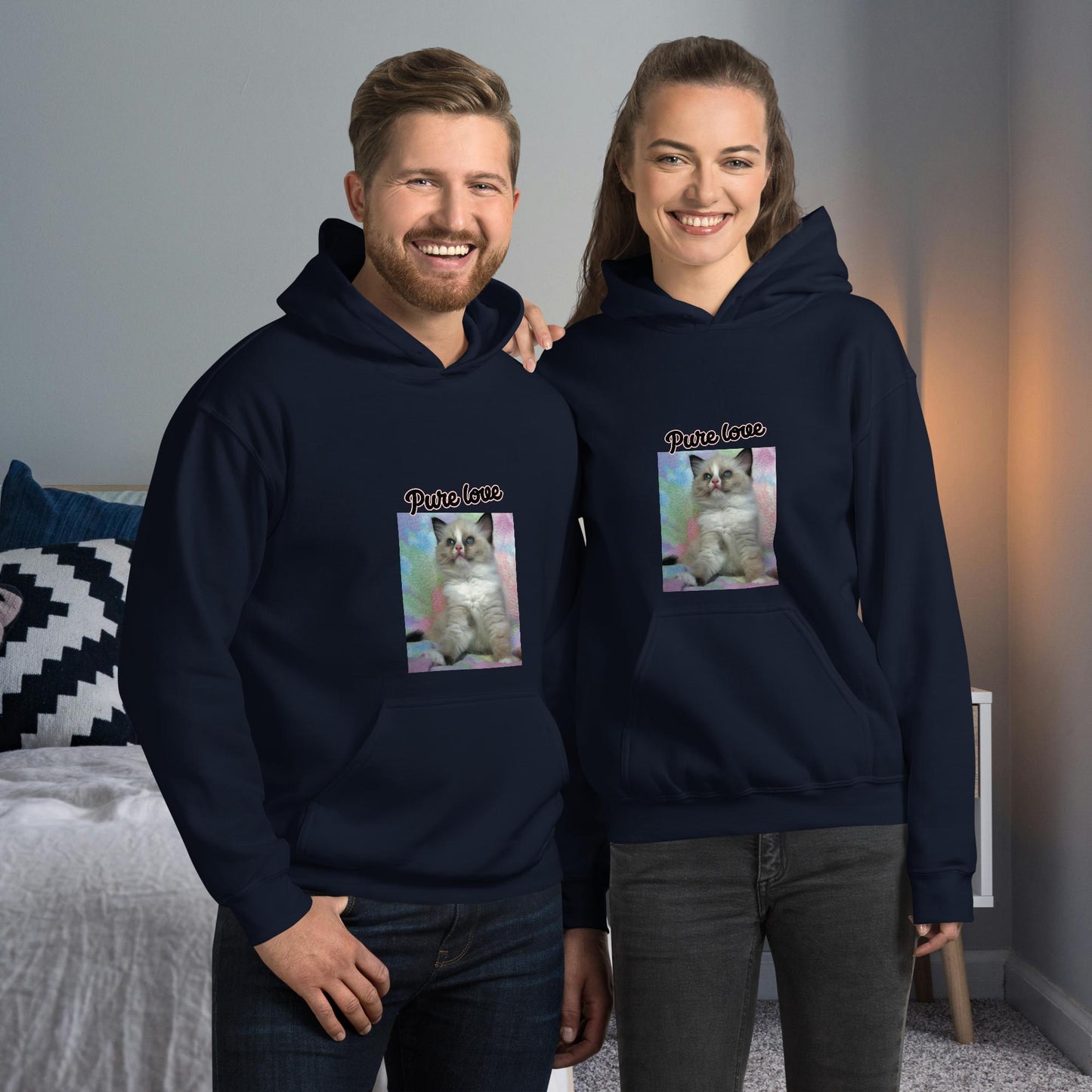 Felpa con cappuccio Fluffy