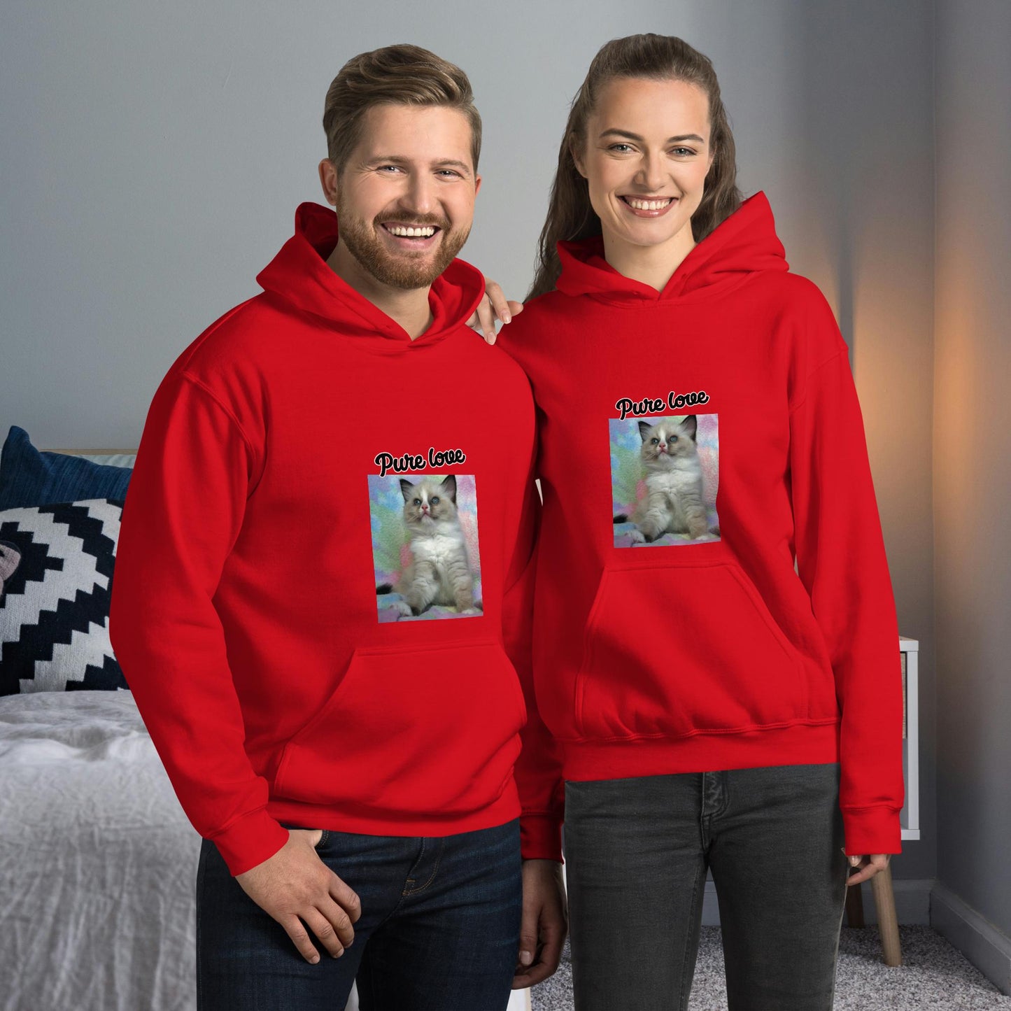 Felpa con cappuccio Fluffy